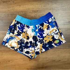 SLUNKS TWU V2 Girl Shorts - Blue/Gold/White - L